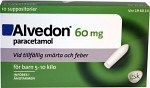Alvedon suppositorium 60 mg 10 st