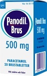 Panodil Brus brustablett 500 mg, 20 st