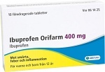 Ibuprofen Orifarm filmdragerad tablett 400 mg 10 st