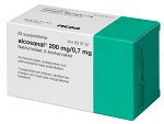 Alcosanal suppositorium 200 mg/0,7 g 25 st