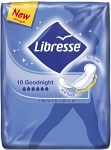 Libresse Invisible Goodnight, 10 st