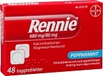 Rennie tuggtablett 680 mg/80 mg, 48 tabletter