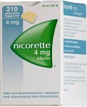 Nicorette medicinskt tuggummi 4 mg 210 st