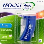 NiQuitin komprimerad. sugtablett mild mint 4 mg 20 st