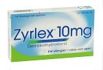 Zyrlex tablett 10 mg, 14 tabletter