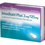 Imodium Plus tablett 2 mg/125 mg, 12 st