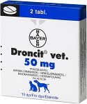 Droncit vet tablett 50 mg 2 st