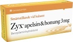 Zyx apelsin & honung sugtablett 3 mg 20 st