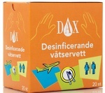 DAX Desinficerande våtservett 20-pack