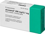 Alcosanal suppositorium 200 mg/0,7 g 10 st