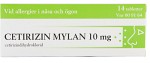 Cetirizin Mylan tablett 10 mg 14 st