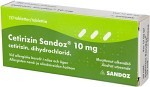 Cetirizin Sandoz tablett 10 mg 10 st