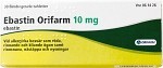 Ebastin Orifarm filmdragerad tablett 10 mg, 30 st