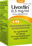 Livostin ögondroppar 0,5 mg/ml, 4 ml