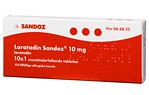 Loratadin Sandoz munsönderfallande tablett 10 mg 10 st