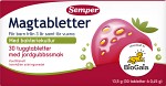 Semper Magtabletter Jordgubb, 30 tabletter