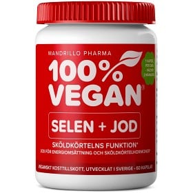 Bild på 100% Vegan Selen + Jod 60 kapslar