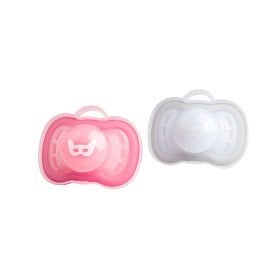 Bild på Herobility Pacifier 2x Nappar 6m+ (Rosa/Vit)