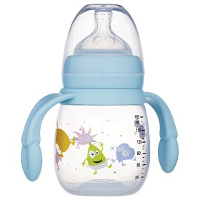 Bild på 2B Baby Babblarna Nappflaska med handtag Blå 180 ml