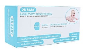 Bild på 2B Baby Bambutvättlappar 100-pack