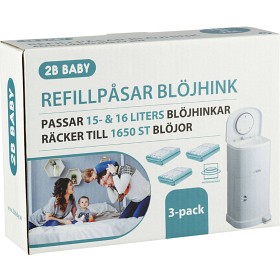 Bild på 2B Baby Refillpåsar för blöjhink 3-pack