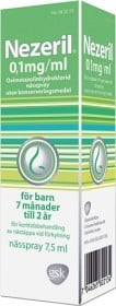 Bild på Nezeril, nässpray, lösning 0,1 mg/ml 7,5 ml