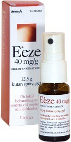 Bild på Eeze, kutan spray, gel 40 mg/g 12,5 gr