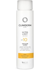 Bild på Cliniderm Sun Ultra Light Sun Milk SPF 10, 150 ml
