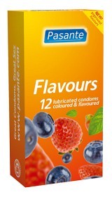 Bild på Pasante kondom Mixed Flavours 12-pack