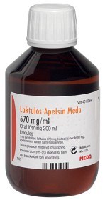 Bild på Laktulos Apelsin Meda, oral lösning 670 mg/ml 200 ml