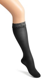 Bild på Funq Wear Sheer Nylon stödstrumpa svart strl 38-39