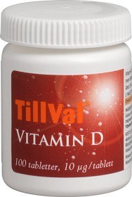 Bild på TillVal Vitamin D 100 tabletter