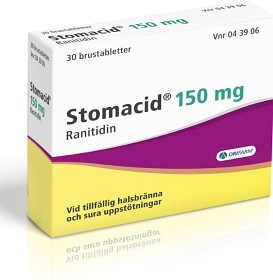 Bild på Stomacid, Brustablett 150 mg 30 st