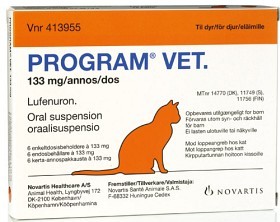 Bild på Program vet., oral suspension i endosbehållare 133 mg 6 st