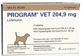 Bild på Program vet., filmdragerad tablett 204,9 mg 6 st