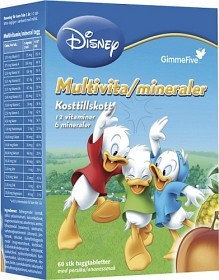 Bild på Disney GimmeFive Multivita/mineraler 60 tabl.