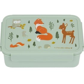 Bild på A Little Lovely Company Bento Lunch Box, Forest Friends