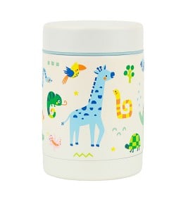 Bild på A Little Lovely Company Insulated Stainless Steel Food Jar, Jungle