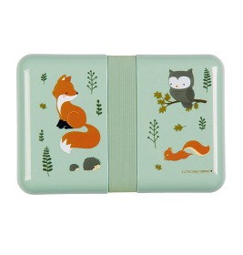 Bild på A Little Lovely Company Lunchbox Forest Friends Sage