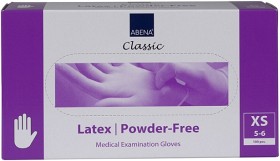 Bild på Abena Latexhandskar Beige XS 100 st