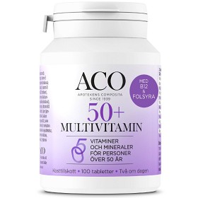 Bild på ACO 50+ Multivitamin 100 tabletter