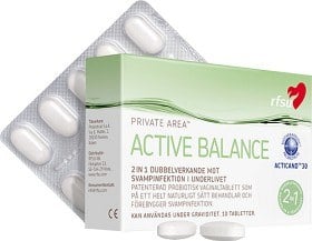 Bild på RFSU Active Balance vaginaltablett 10 st