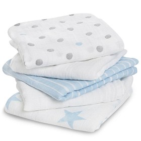 Bild på Aden Anais Essentials Muslin Squares Dapper Blue 5-pack 