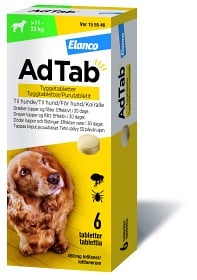 Bild på AdTab 450 mg tuggtabletter för hund (>11-22 kg) 6 st