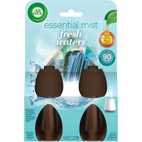 Bild på Air Wick Essential Mist Fresh Waters Duo-Pack Refill 2 x 20 ml