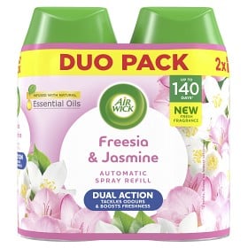Bild på Air Wick Freshmatic Automatic Spray Duo Refill Freesia & Jasmine 2 x 250 ml
