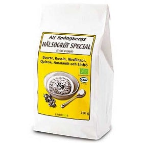 Bild på Alf Spångberg Hälsogröt Special med russin 750 g