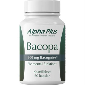 Bild på Alpha Plus Bacopa 60 kapslar
