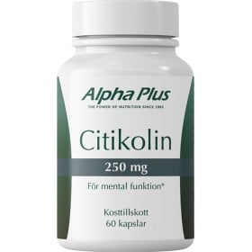Bild på Alpha Plus Citikolin 250 mg 60 kapslar