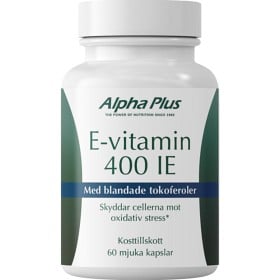 Bild på Alpha Plus E-vitamin 400 IE 60 mjuka kapslar